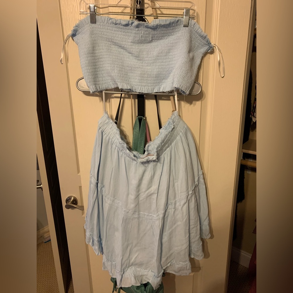 Light blue two piece set